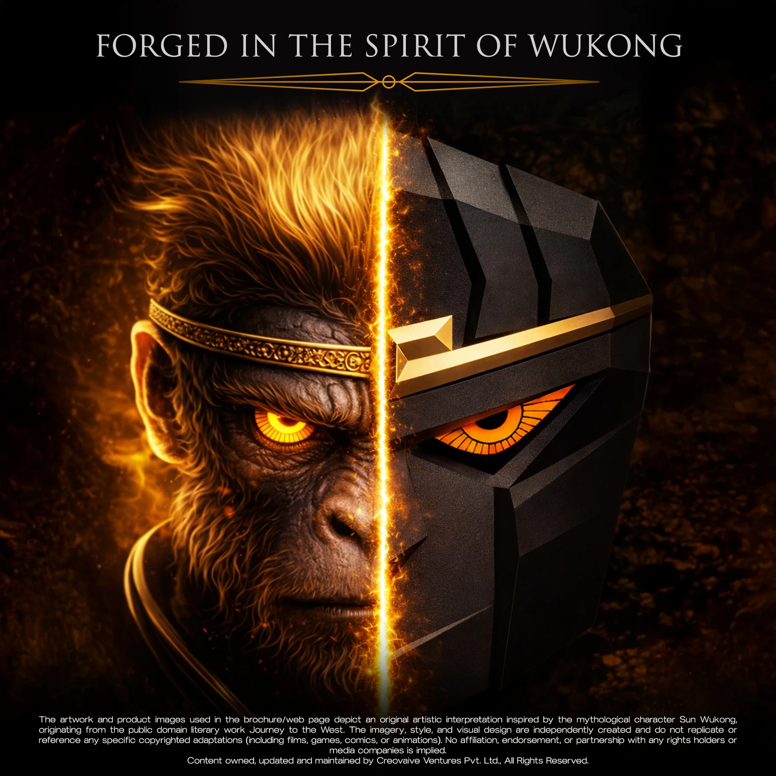 TRIGGR Wukong 35dB ANC, 4-mic ENC, Dual Pairing, 60H Battery, Monkey-king Design, v6.0 Bluetooth Headset - 2