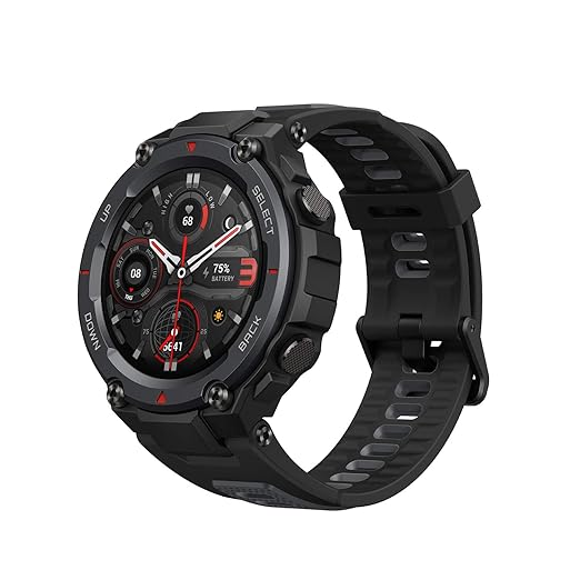Amazfit T-Rex Pro 48mm Smartwatch Fitness Watch with SpO2, Heart Rate, Sleep Monitor - 0