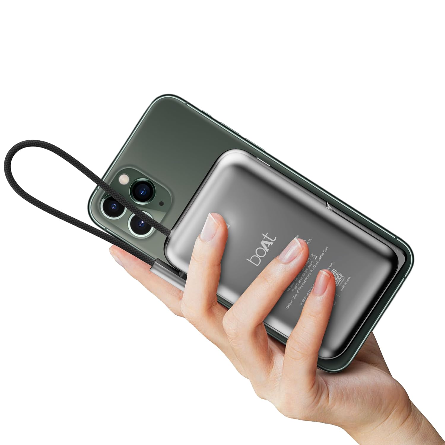 Boat Energyshroom PB330 MagnaCharge 10000 mAh Magnetic Wireless Power Bank - 0