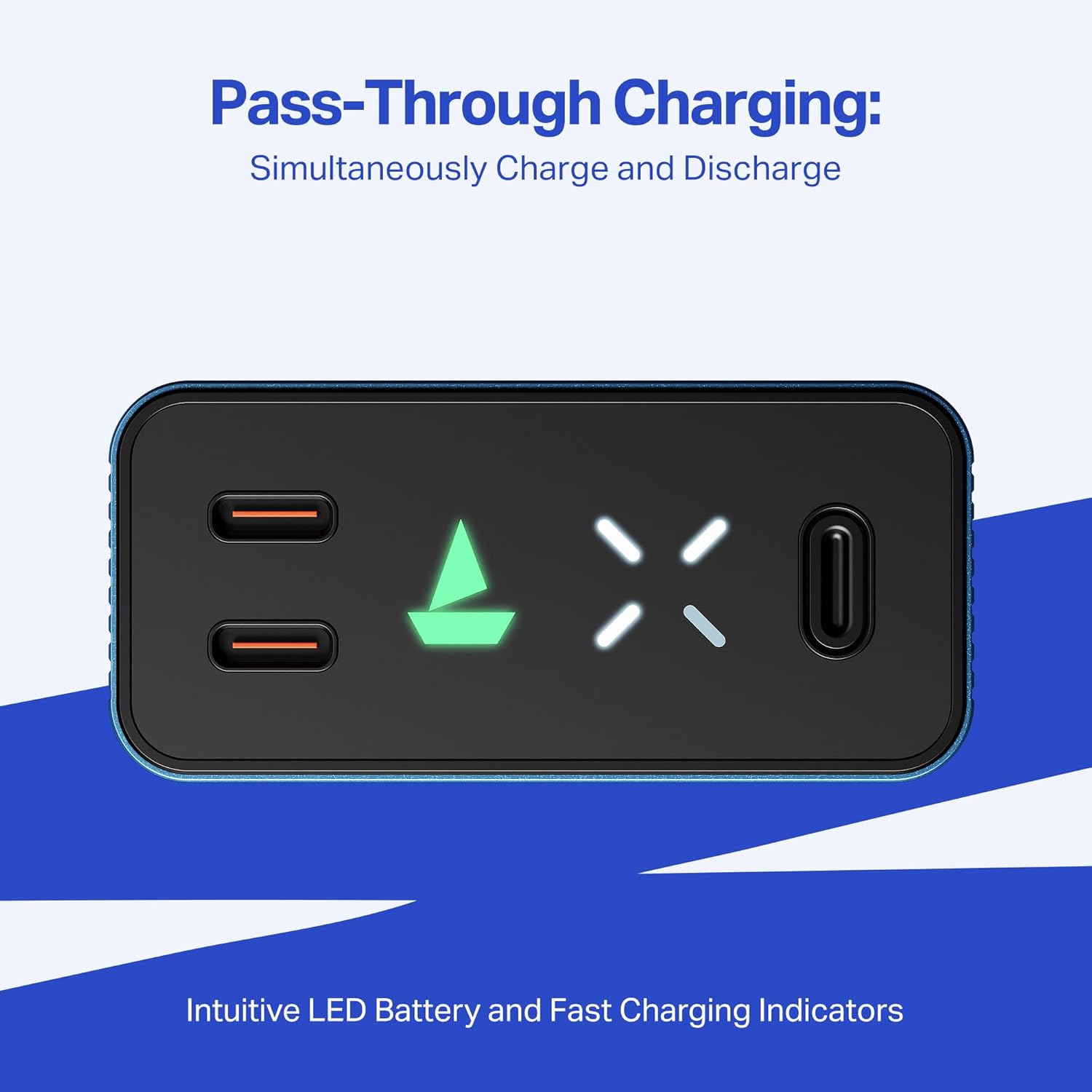 Boat EnergyShroom PB465 Turbo X 20000mAh Power Bank, 65W Turbo Fast Charging - 1