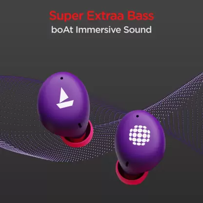 boAt Airdopes 381 Sunburn Edition with upto 20 Hours Playback and ASAP Charge Bluetooth - 2