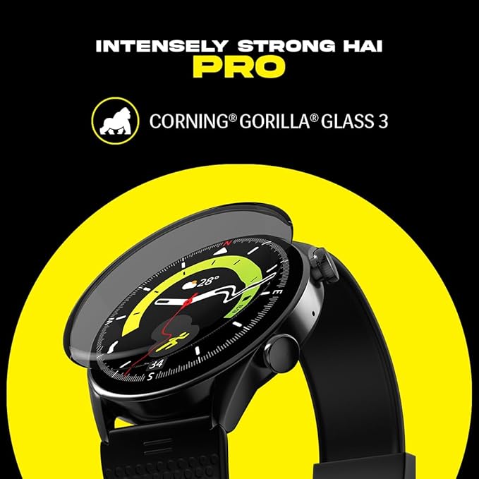 lava Prowatch X, 1.43" AMOLED, Body Energy, HRV, VO2 Max, Gorilla Glass 3, In-built GPS & ABC Smartwatch - 1