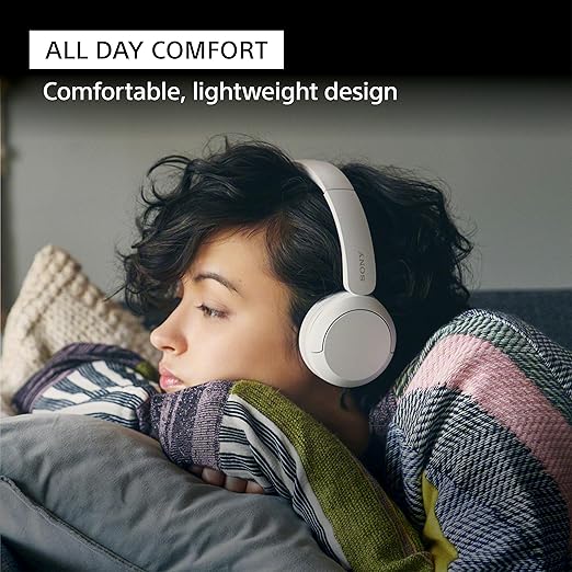 Sony WH-CH520, Wireless On-Ear Bluetooth Headphones with Mic, Upto 50 Hours Playtime, DSEE Upscale, Multipoint Connectivity/Dual Pairing,Voice Assistant App Support for Mobile Phones - 2