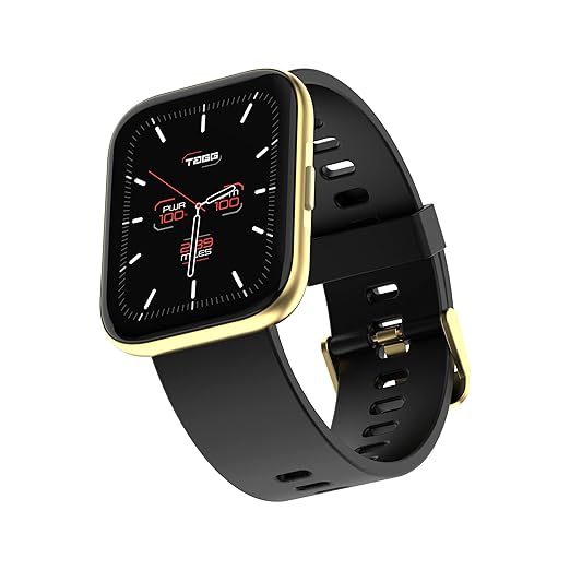 TAGG Verve MAX Smartwatch 1.78'' Large Hi-Res Display Waterproof || Heart-Rate, Blood Oxygen & BP Monitor || in-App GPS, Calculator and Games || - 0