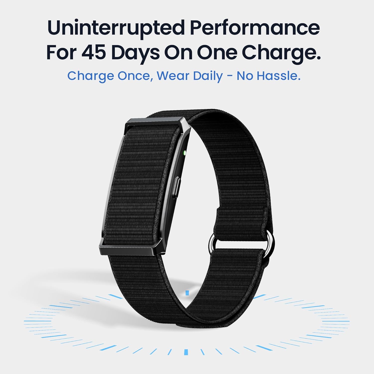 Pebble Qore Fitness Band with 45 Days Battery Life| 100+ Sports Modes| Advanced Health - 2