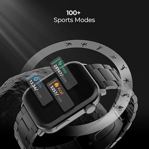 beatXP Unbound+ (4.5 cm) AMOLED Display Bluetooth Calling Smart Watch, 100+ Sports Modes - 3