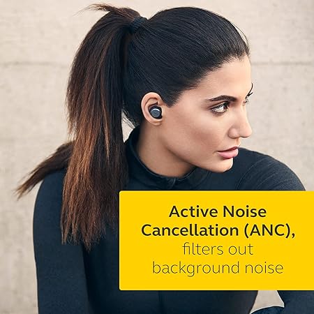 Jabra Elite Active 75t Bluetooth Truly Wireless In Ear Earbuds with Mic- Active Noise Cancelling Sports - 1