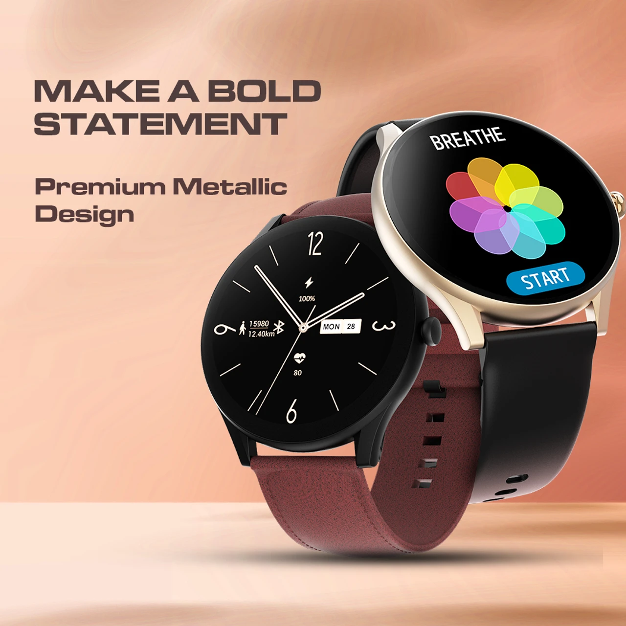 Maxima Max Pro Nova 1.39" UltraHD Display,BT Calling, 600 Nits,AI Voice Assistant,Games Smartwatch - 1