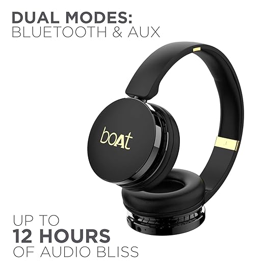 Boat Rockerz 370 On Ear Bluetooth Headphones - 1