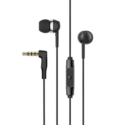 Sennheiser CX 80s Wired In Ear Earphone with Mic (Black) - 0