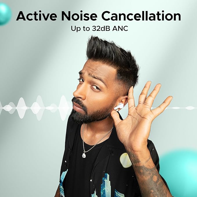 boAt Airdopes 161 ANC w/ Active Noise Cancellation(32dB),50HRS Playback & ASAP Charge Bluetooth - 1