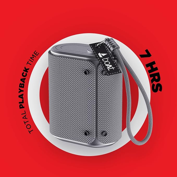 boAt Stone Grenade 5 W Bluetooth Speaker with Upto 7 Hours Battery, IPX6 Water - 1