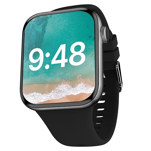 CrossBeats Ignite Hustl 2.01" HD Display, Dual Speaker, BT Calling, 500+ Watch Faces Smartwatch - 0
