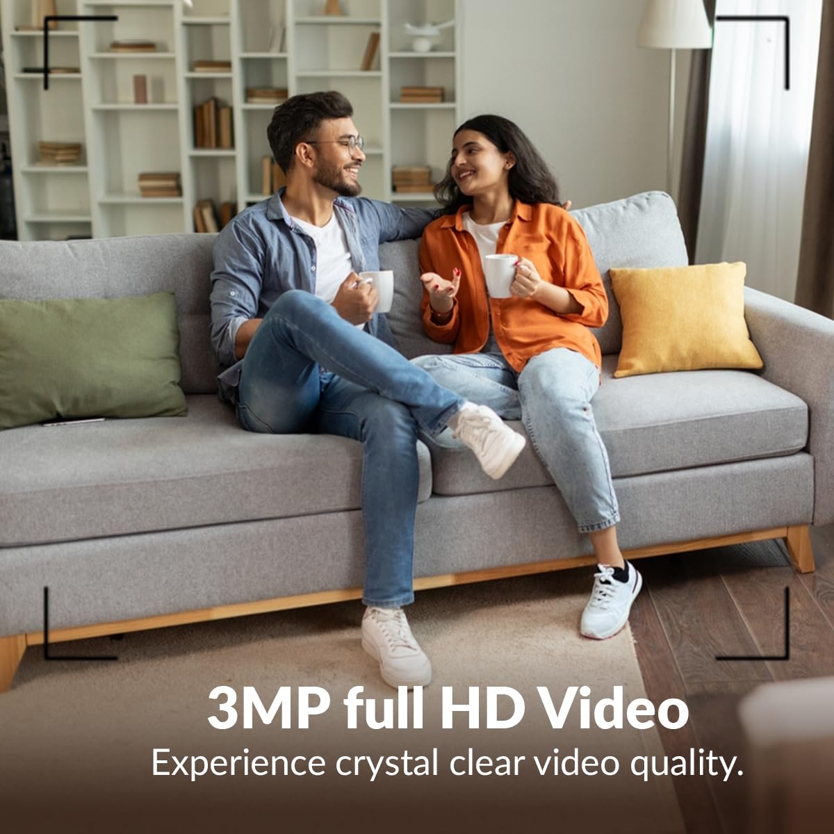 CP PLUS 3 MP Full HD Smart Wi-fi CCTV Camera CP-E35A | 360° Pan & Tilt | View & Talk | Motion Alert | Night Vision - 2