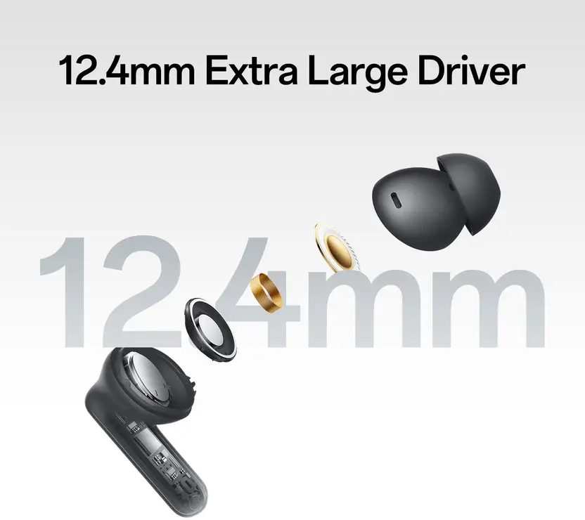 OPPO Enco Buds3 Pro True Wireless Headphones, 54 Hours Runtime, Dynamic Driver 12.4mm, BT 5.4, Touch Control - 1