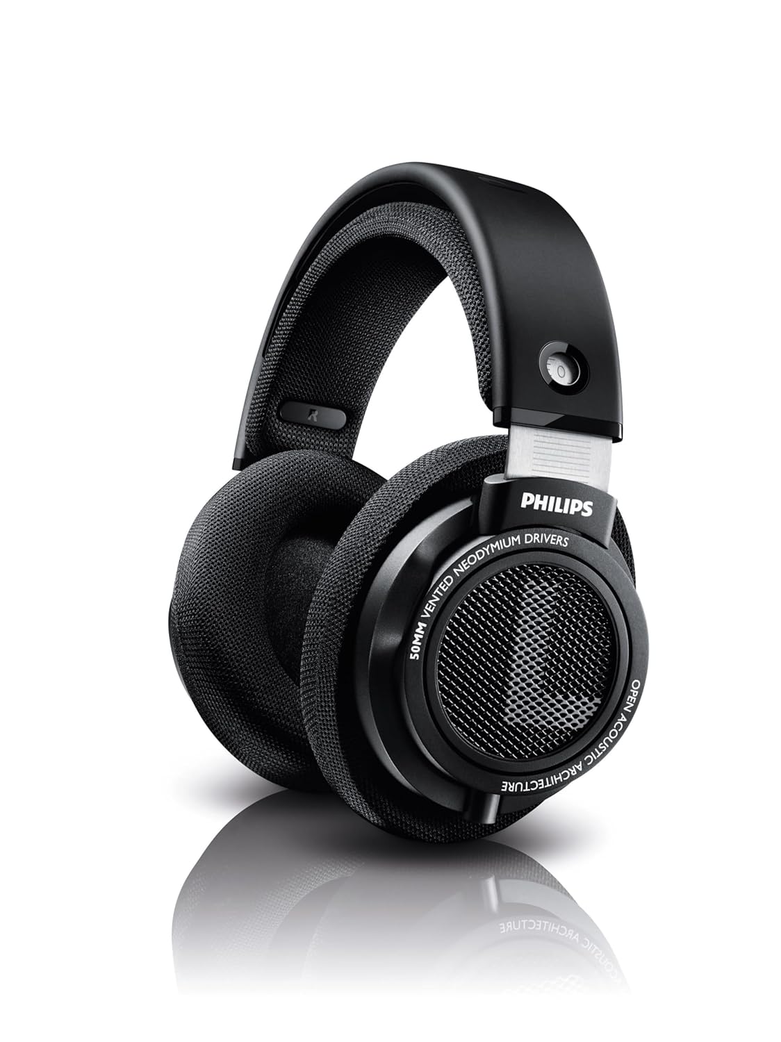 PHILIPS SHP9500 Over-Ear Headphones, HiFi Stereo, 50mm Neodymium Drivers, 101 dB, Breathable Ear Cushion - 0