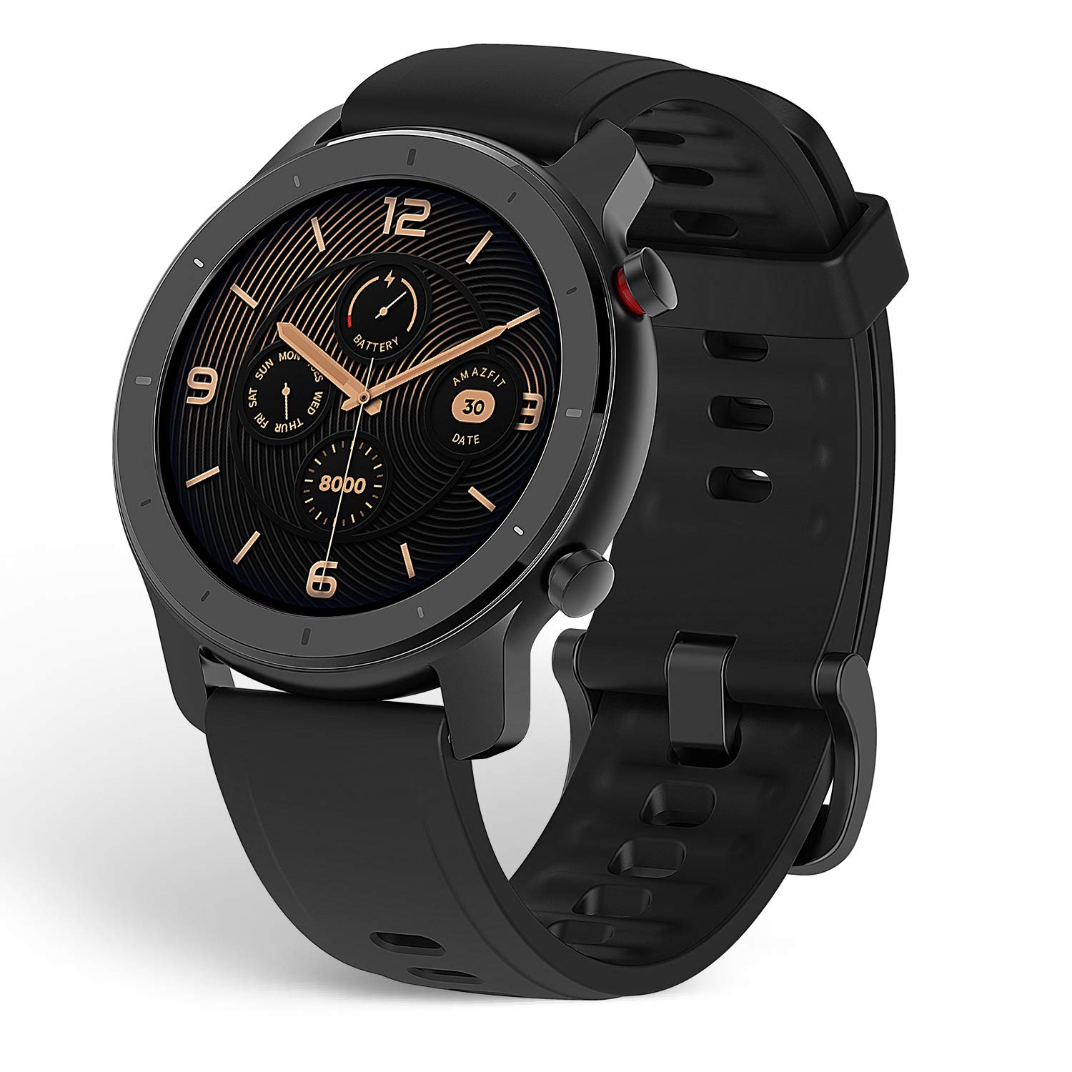 Amazfit Huami GTR (42mm) Smart Watch with AMOLED Display, Built-in GPS, - 0