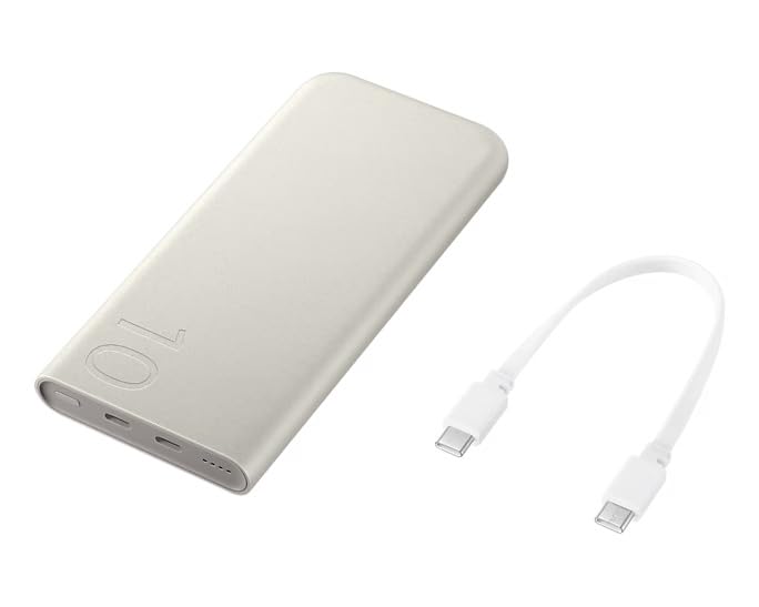 SAMSUNG 10000 mAh 25 W Wired & Wireless Power Bank (Grey, Lithium Polymer, Fast Charging for Mobile, Tablet) - 3
