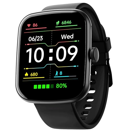 boAt Wave Style Smart Watch Square HD Display, DIY Watch Face Studio - 0