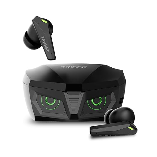 TRIGGR Kraken X1 with Battery Display, 40ms Latency, Quad Mic ENC, 40 Hr Battery - 0