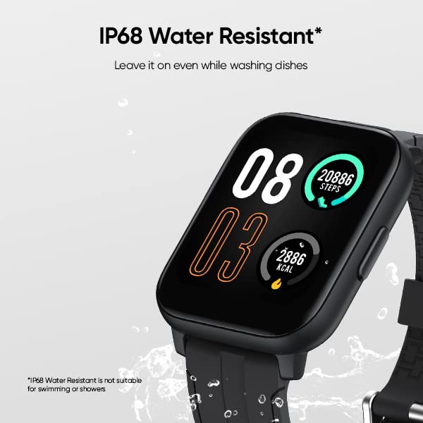 realme TechLife Watch S100 1.69 HD Display with Temperature Sensor Smartwatch - 3