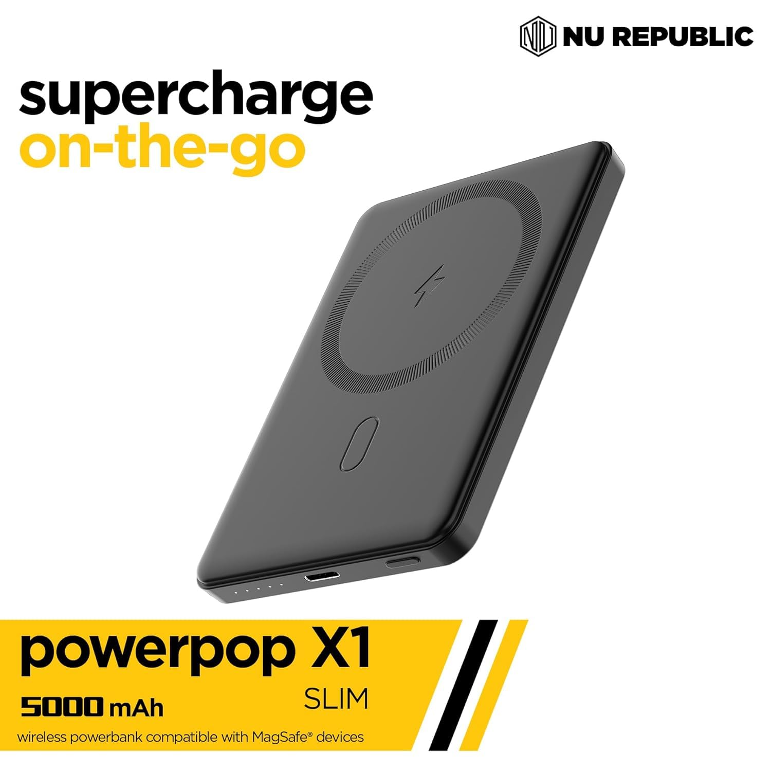 Nu Republic Powerpop X1 5000mAh Ultra Slim Power Bank - 1