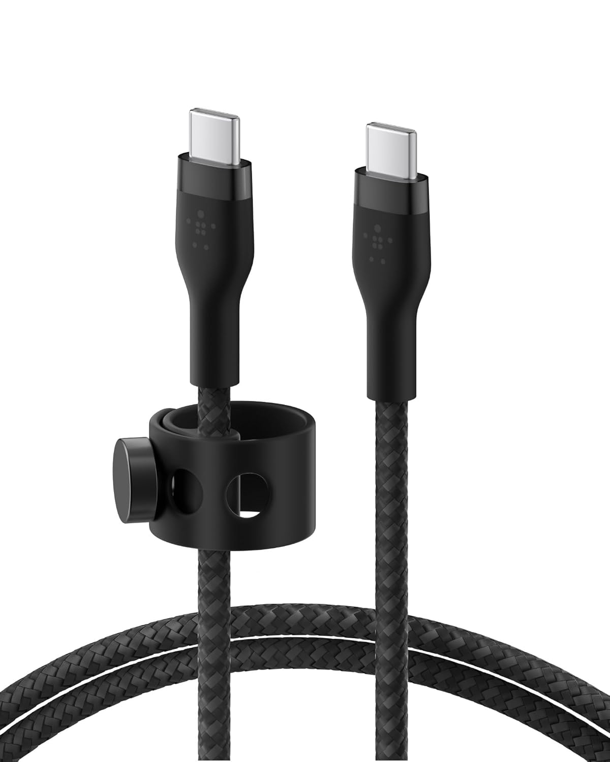 Belkin BoostCharge Pro Flex Braided USB Type C to C Cable (1M/3.3FT), USB-IF Certified Power Delivery - 0