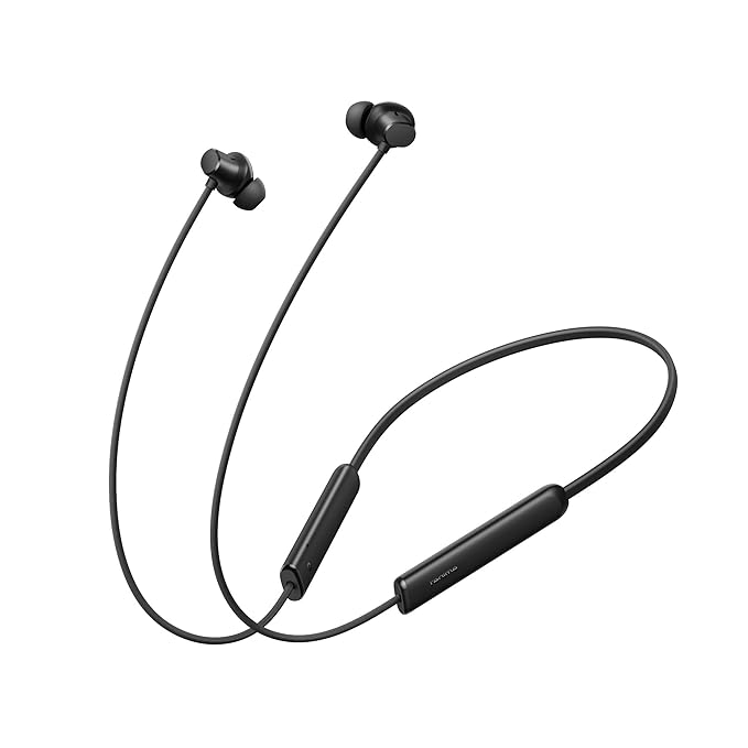 realme Buds Wireless 5 Lite in Ear Bluetooth Neckband with 12.4 mm Dynamic Bass Boost Driver,Upto 35 Hours Playback - 0