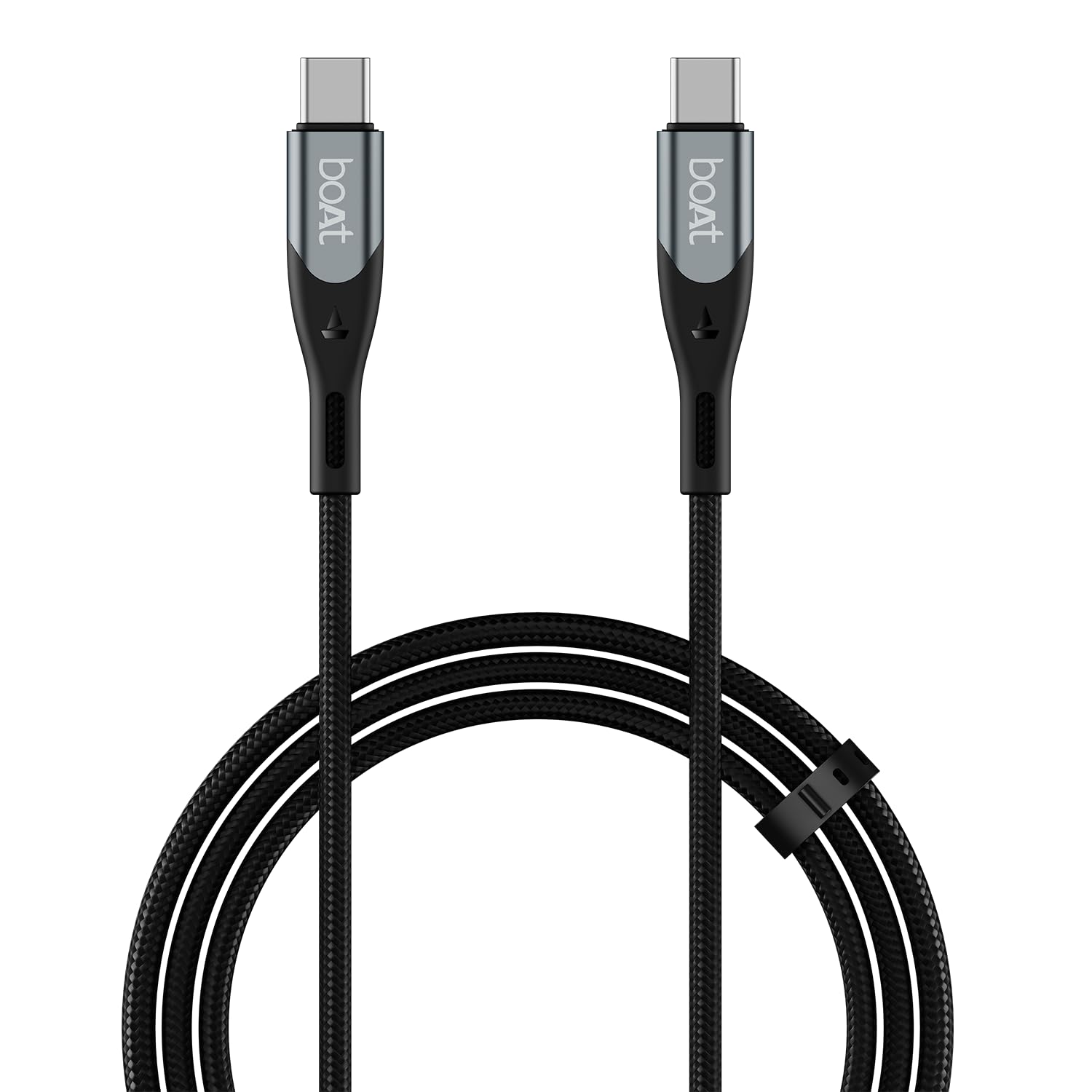 boAt Type C to C 65W Fast Charging Cable with 480 Mbps Data Transfer, Tangle-Free Cable in Premium Nylon - 0