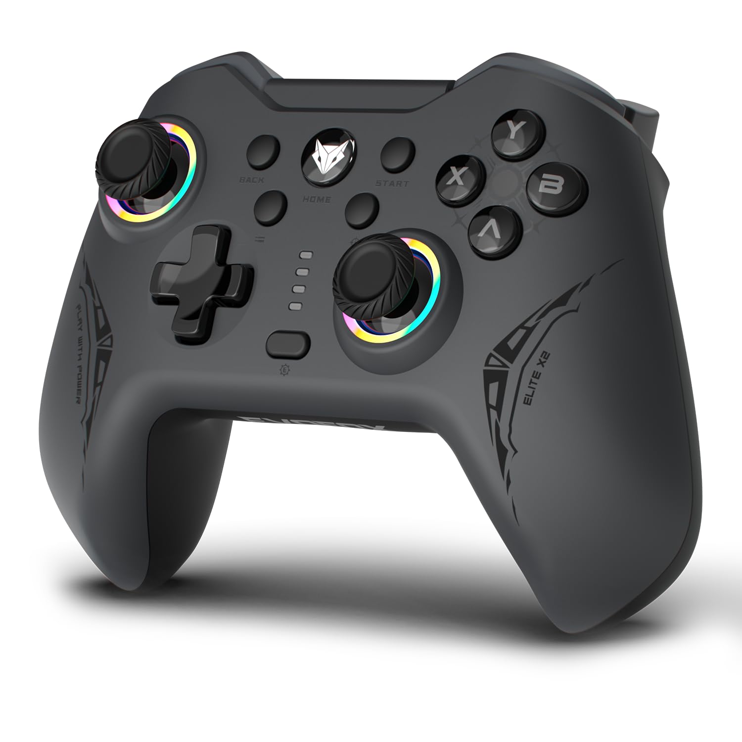 EvoFox Elite X2 Wireless Gaming Controller For PC with 1000Hz Polling Rate, Dual-Mode (2.4G & Type C) - 0