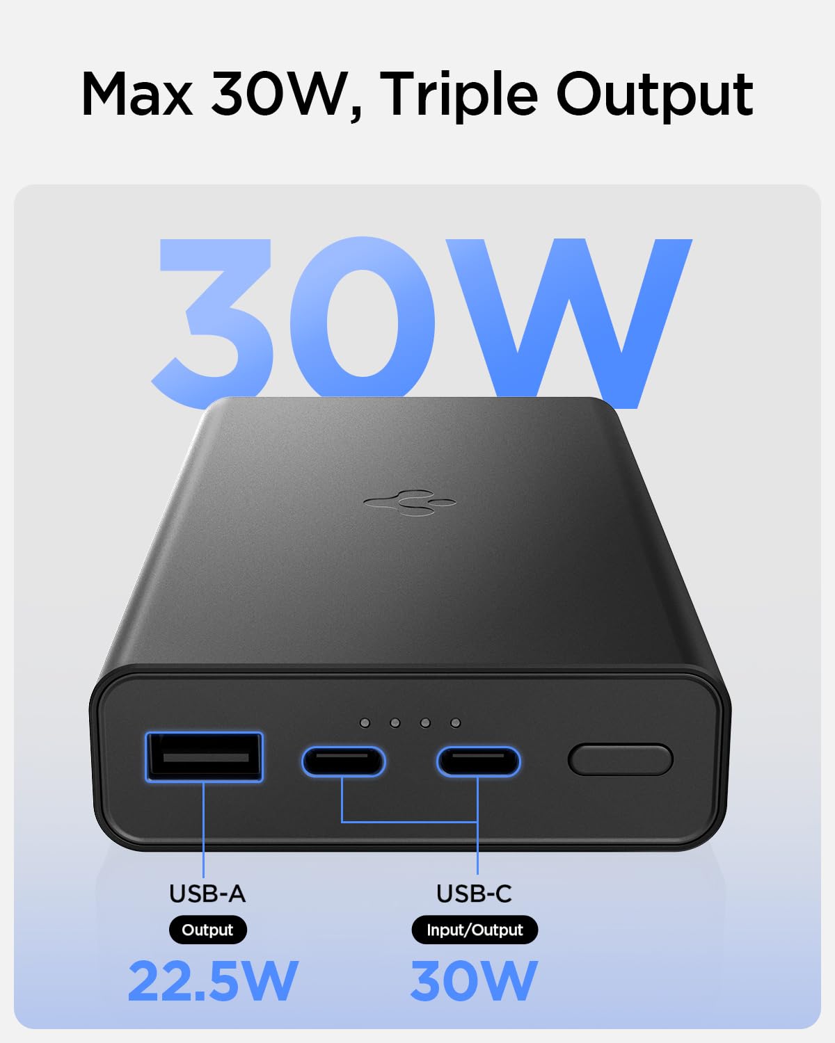Spigen 20000 mAh alloy portable 30 W Power Bank - 2