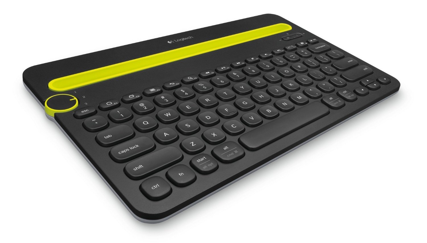 Logitech K480 Wireless Multi-Device Keyboard for Windows, Apple iOS android or Chrome, Wireless Bluetooth, Compact Space-Saving Design, PC/Mac/Laptop/ - 0