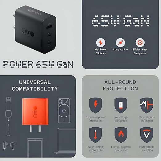CMF by Nothing 65 W GaN 3 A Multiport Mobile Charger - 3