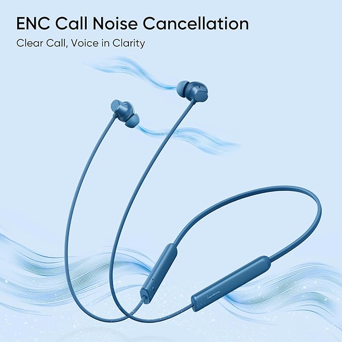 realme Buds Wireless 5 Lite in Ear Bluetooth Neckband with 12.4 mm Dynamic Bass Boost Driver,Upto 35 Hours Playback - 2