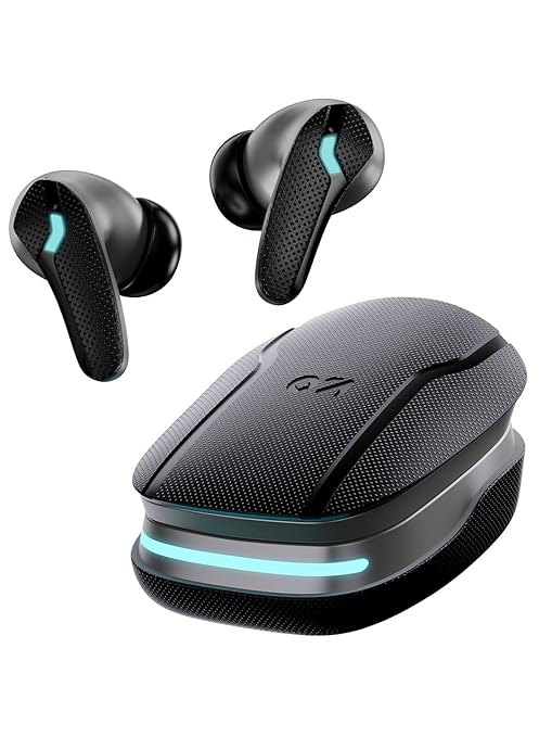 Boult Astra Neo 70Hrs Playtime, 4 Mic ENC, BT 5.4, 40ms Low Latency, Comfort Grip case Bluetooth Headset - 0