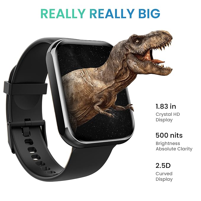 TAGG Verve Max II 1.83? Biggest Display Smartwatch with Metal Body,Long Battery Water Resistant - 1