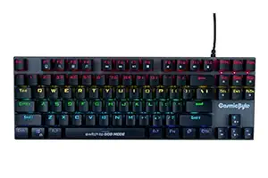 Cosmic Byte CB-GK-25 Pandora TKL Mechanical Keyboard Upgraded with Swappable Outemu Red Switches & Rainbow LED - 2