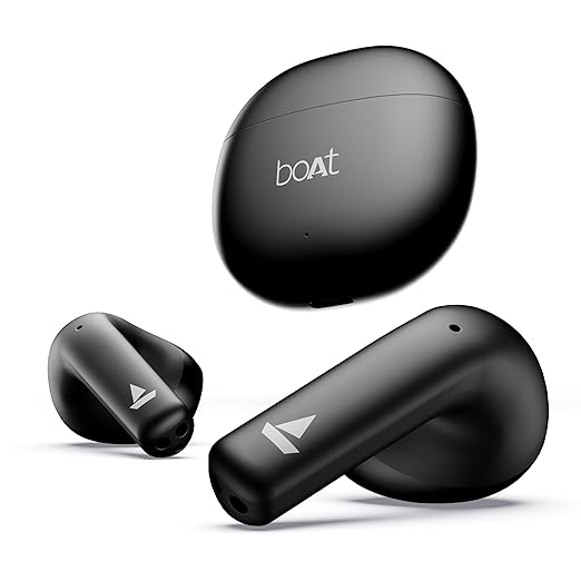 boAt Airdopes Atom 81 TWS in ear Earbuds with Upto 50H Playtime, Quad Mics Enx Tech, 13MM Drivers,Super Low Latency(50ms) - 0