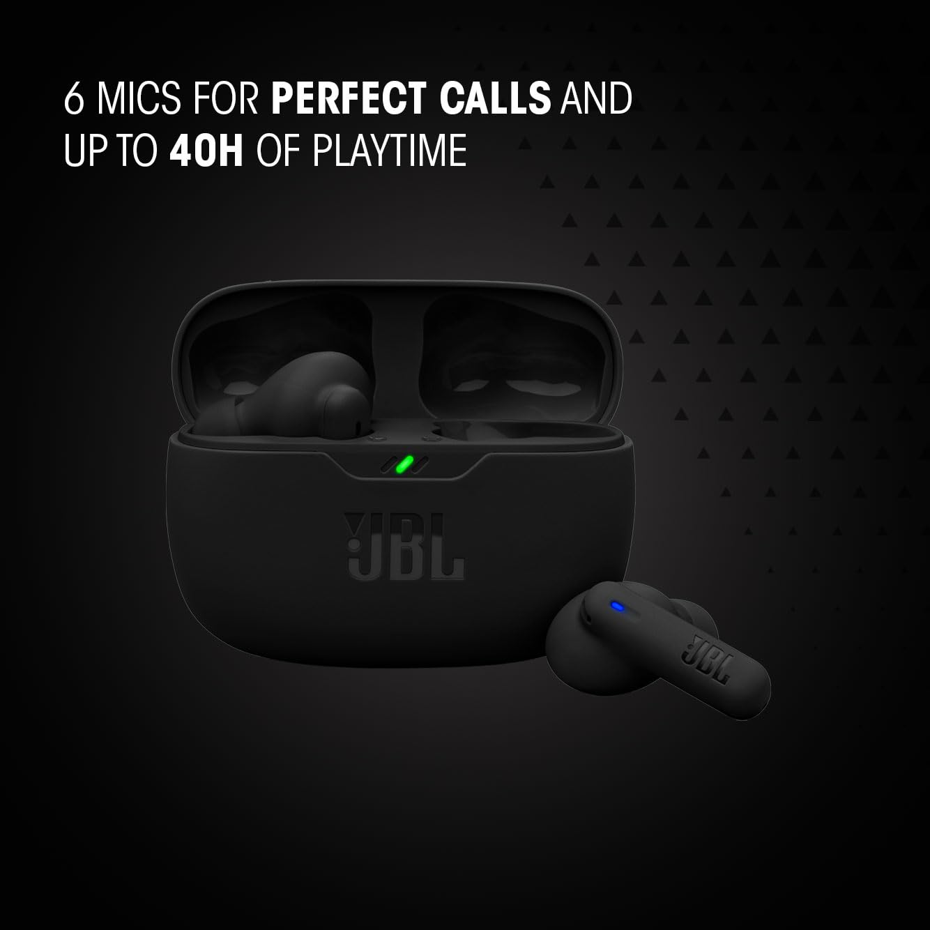 JBL Wave Beam 2 Ear Buds Wireless BluetoothV5.3, Active Noise Cancellation Earbuds - 0