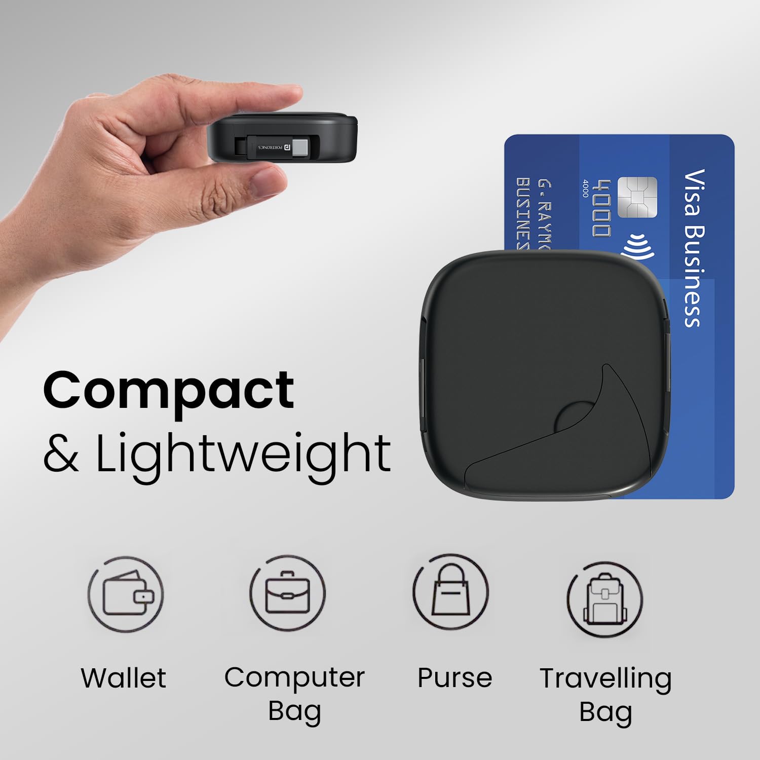 Portronics Snapcase 2 60W Multifunctional Fast Charging Data Cable Kit With Retractable Cable - 2