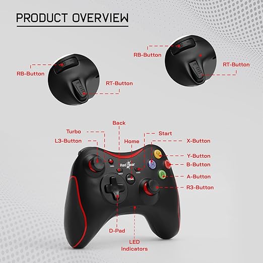 Redgear Pro Series (Wireless) Gamepad - 2
