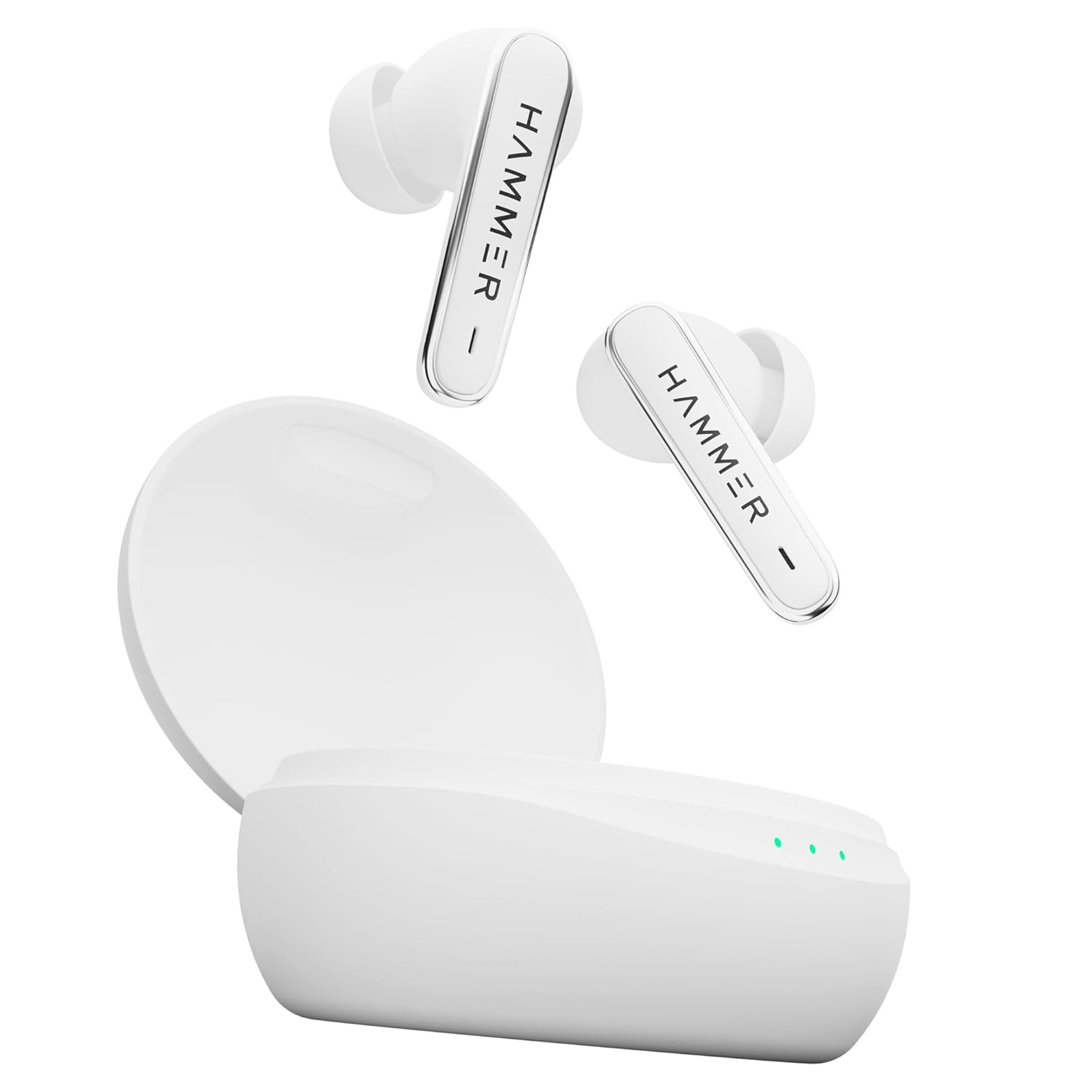 HAMMER Airflow Lit True Wireless Earbuds with Upto 20H Playtime, Type-C Charging - 0