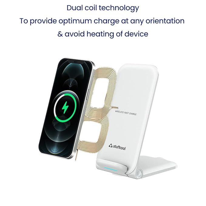 Stuffcool WC720 Foldable Stand Type 15W Wireless Charger - 1