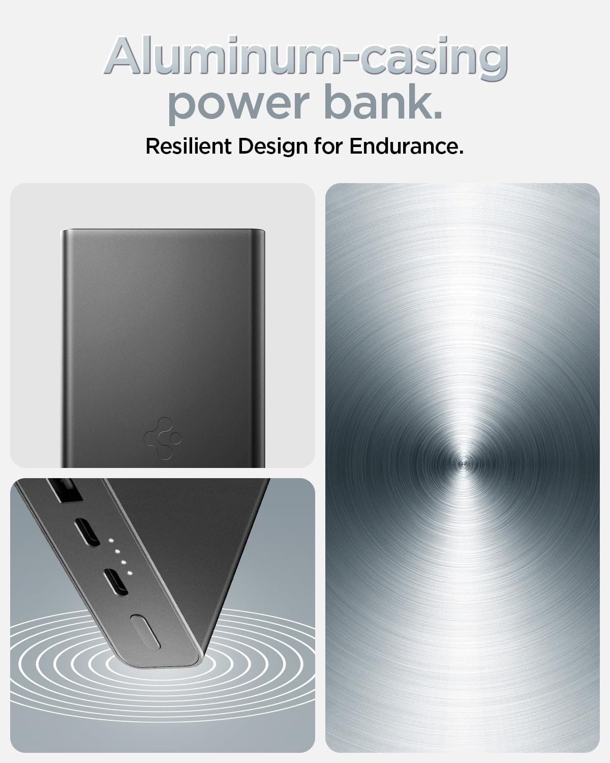 Spigen 20000 mAh alloy portable 30 W Power Bank - 1