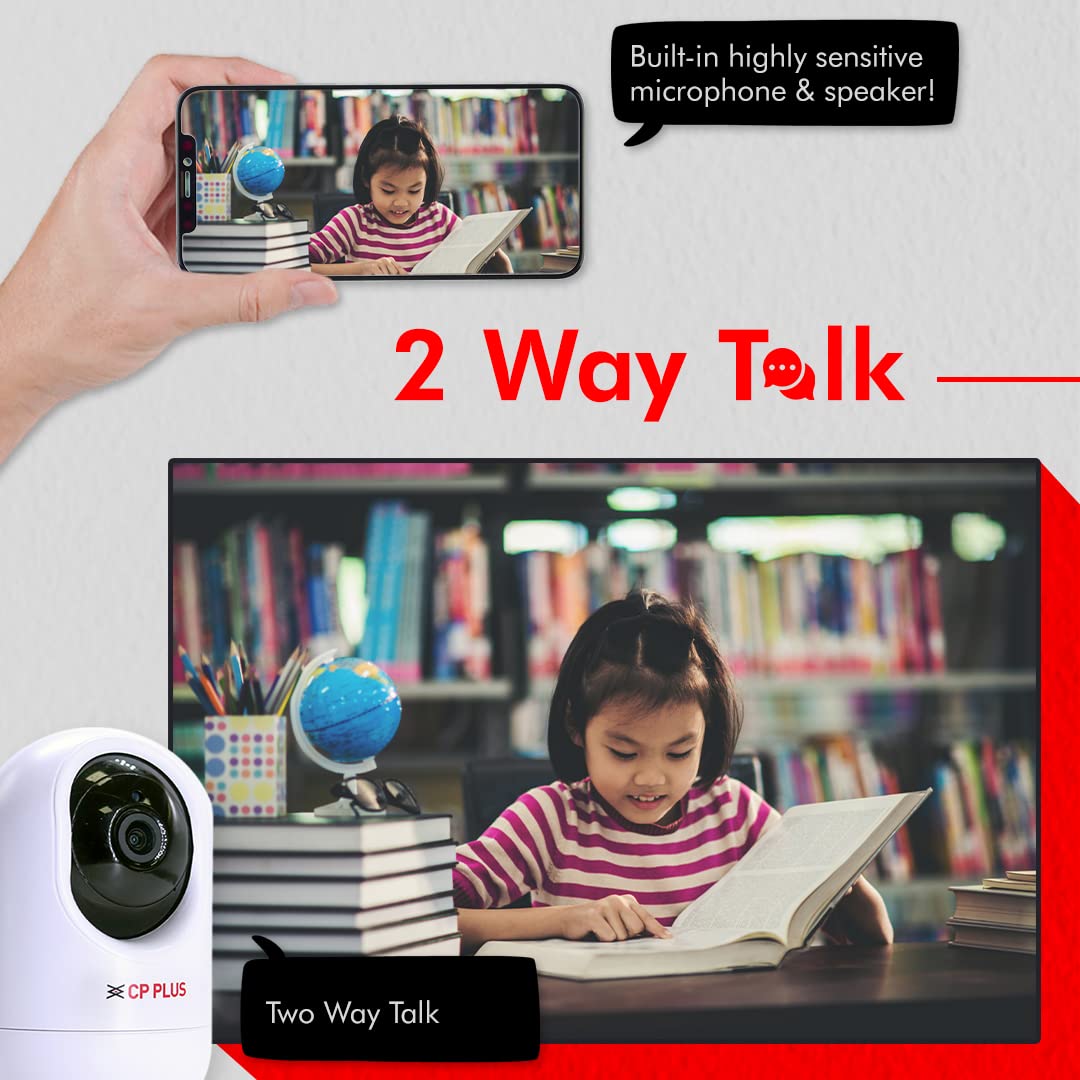 CP PLUS 2 MP Wi-Fi PT Camera. 15 Mtr. Full HD Video Camera with 360 Degree (CP-E24A) - 2