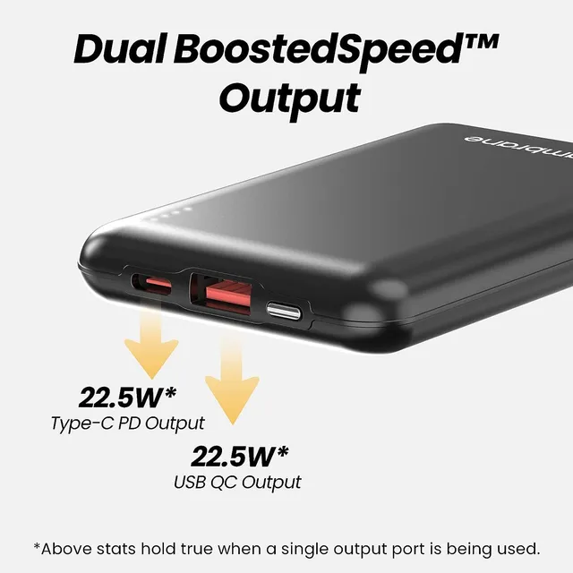 ambrane Powerlit 10000 mAh 22.5W Fast Charging Power Bank - 1