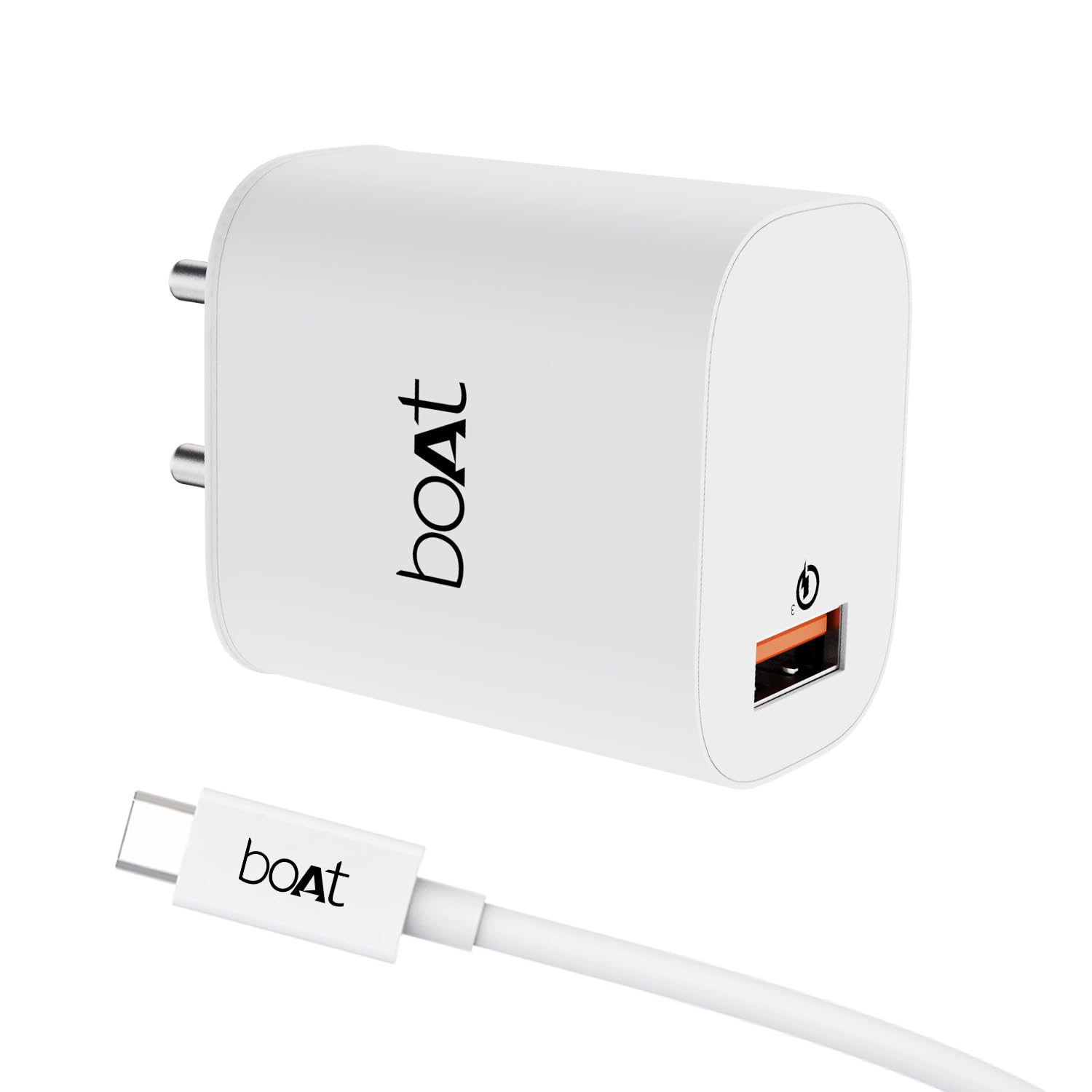 Boat 18W QC 3.0 with Fast Charge, Smart IC Protection, Auto Detection (cable not included) - 0