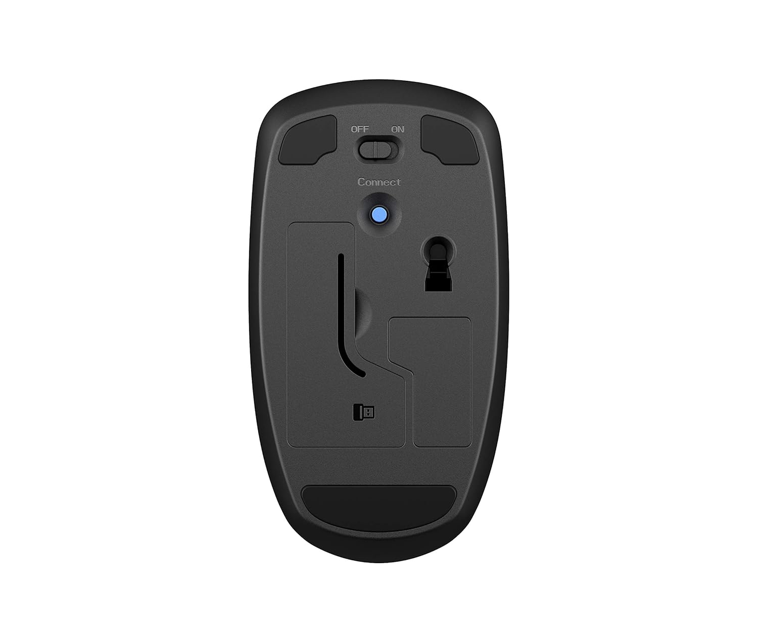 HP X200 Wireless Mouse with 2.4 GHz Wireless connectivity, Adjustable DPI up to 1600, ambidextrous Design, and 18-Month Long Battery Life. - 1