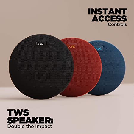 boAt Stone 180 Bluetooth Speaker with Upto 10 Hours Playback, 1.75" Driver, IPX7 - 1