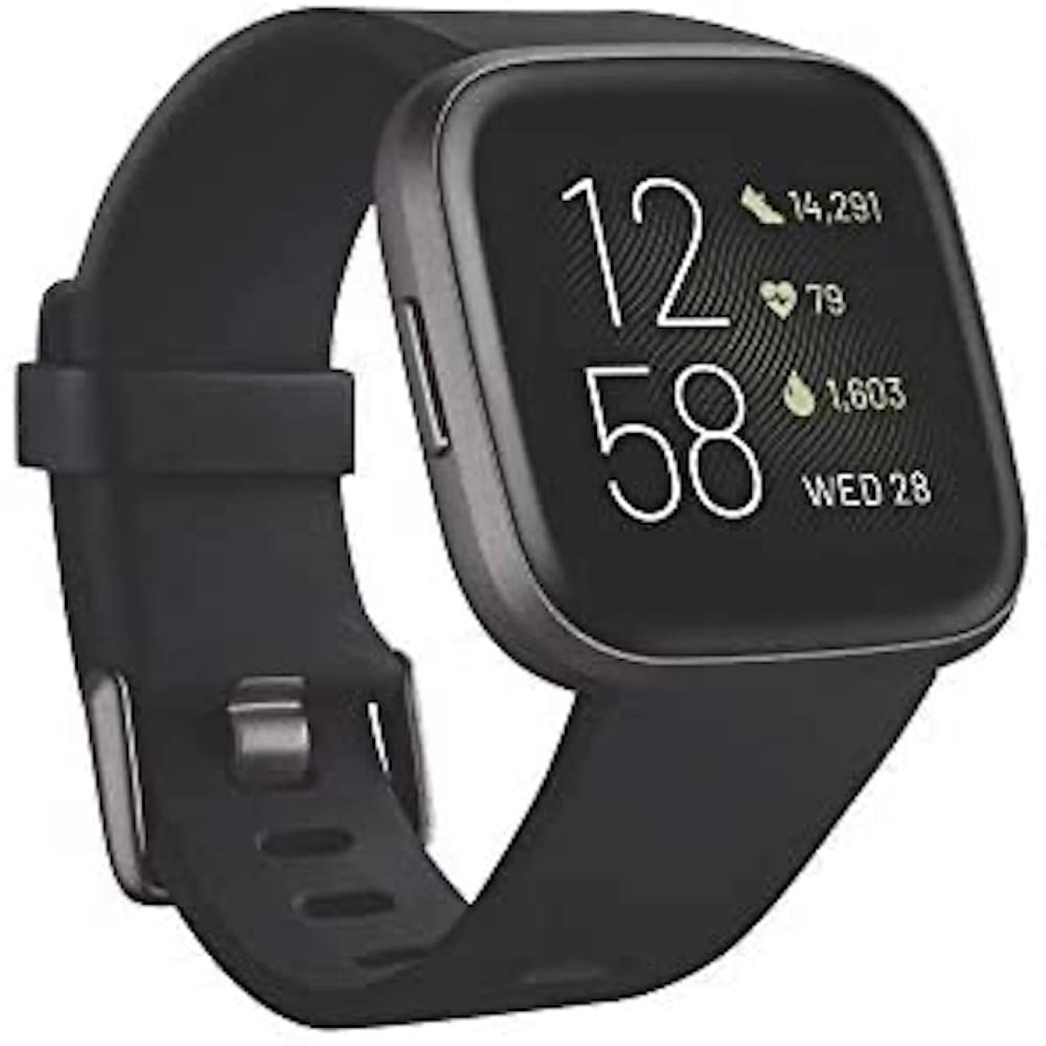 Fitbit Versa 2 Health & Fitness Smartwatch with Heart Rate, Music, Alexa Built-in, Sleep & Swim Tracking - 0